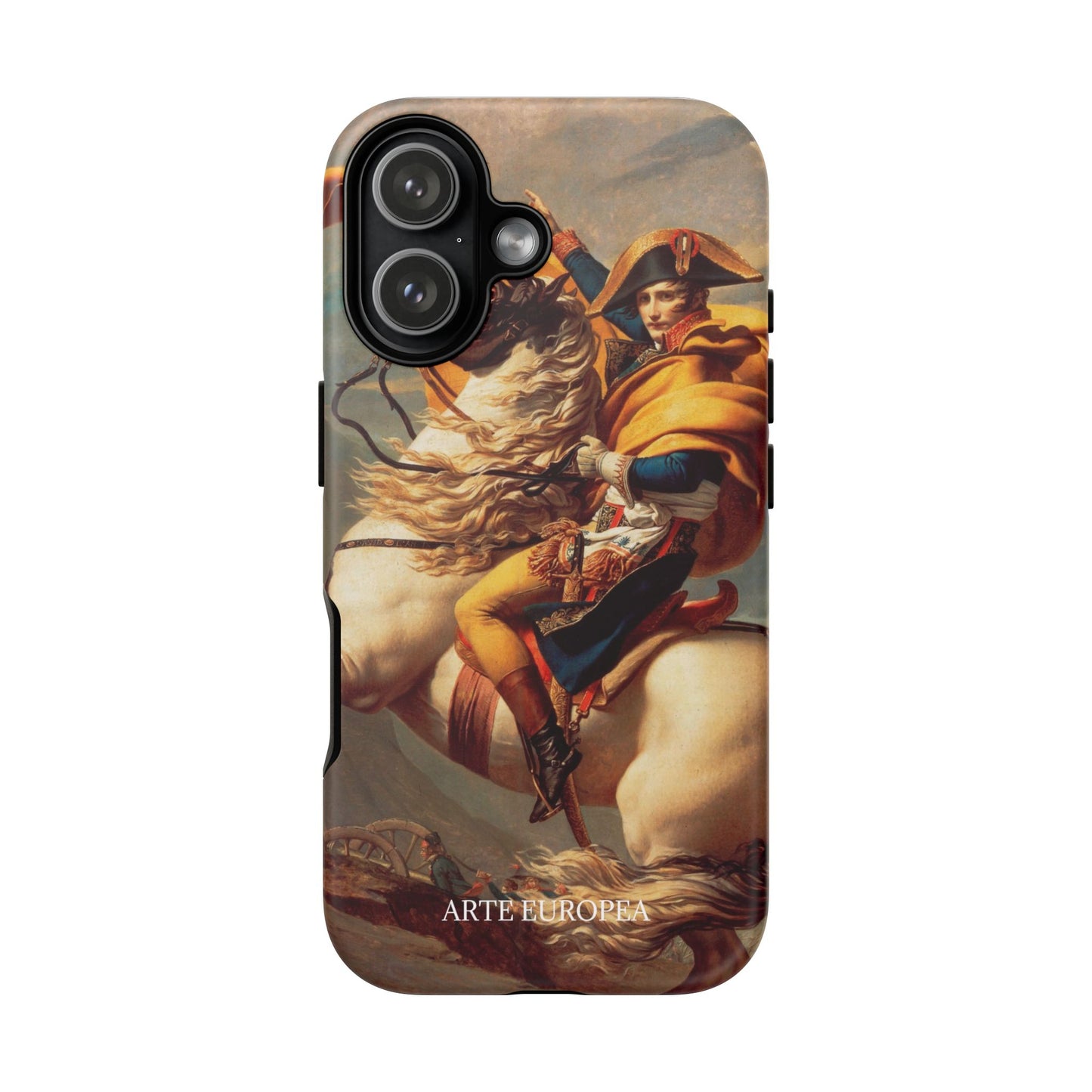 Napoleon Crossing the Alps - Jacques-Louis David (1801) - Phone Case