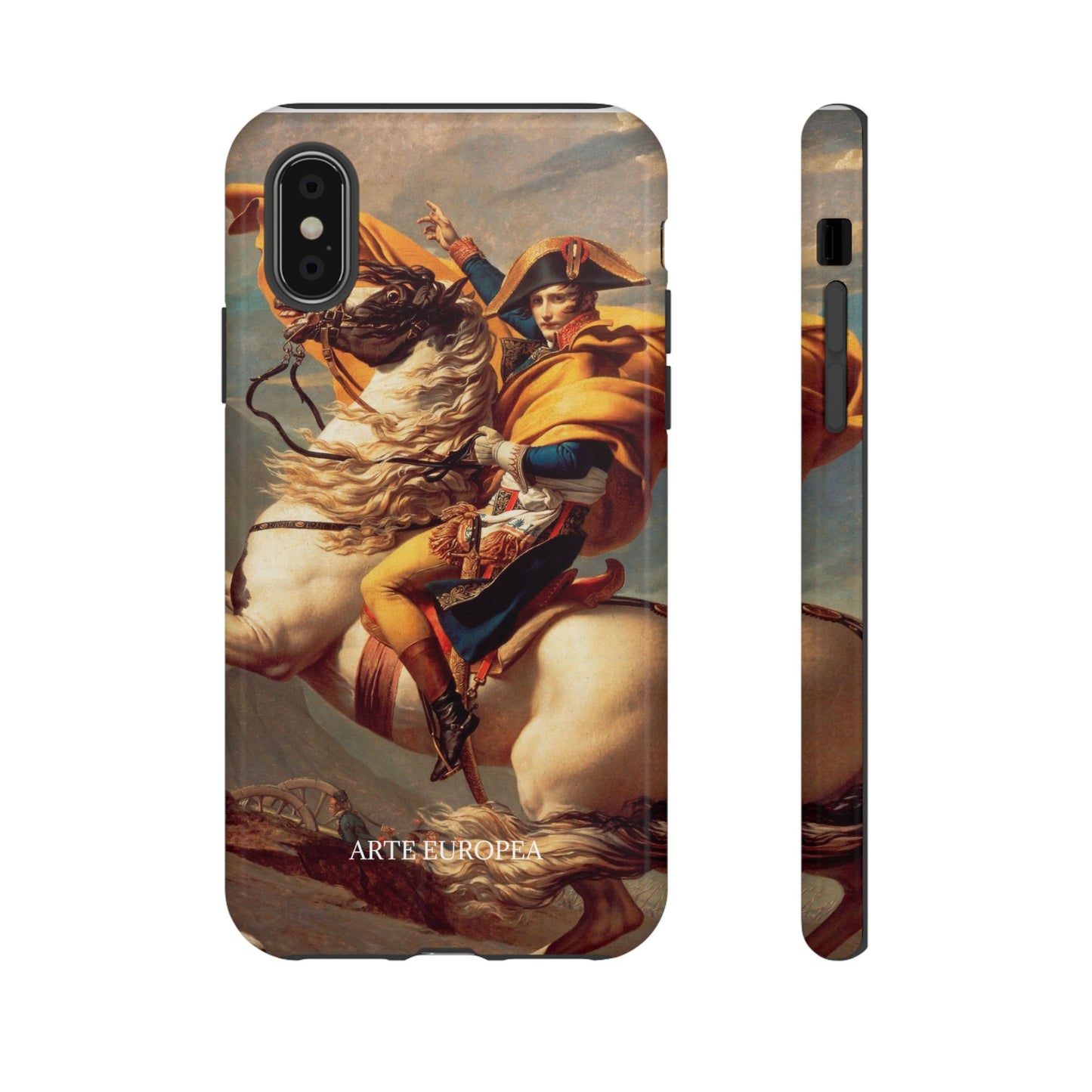 Napoleon Crossing the Alps - Jacques-Louis David (1801) - Phone Case