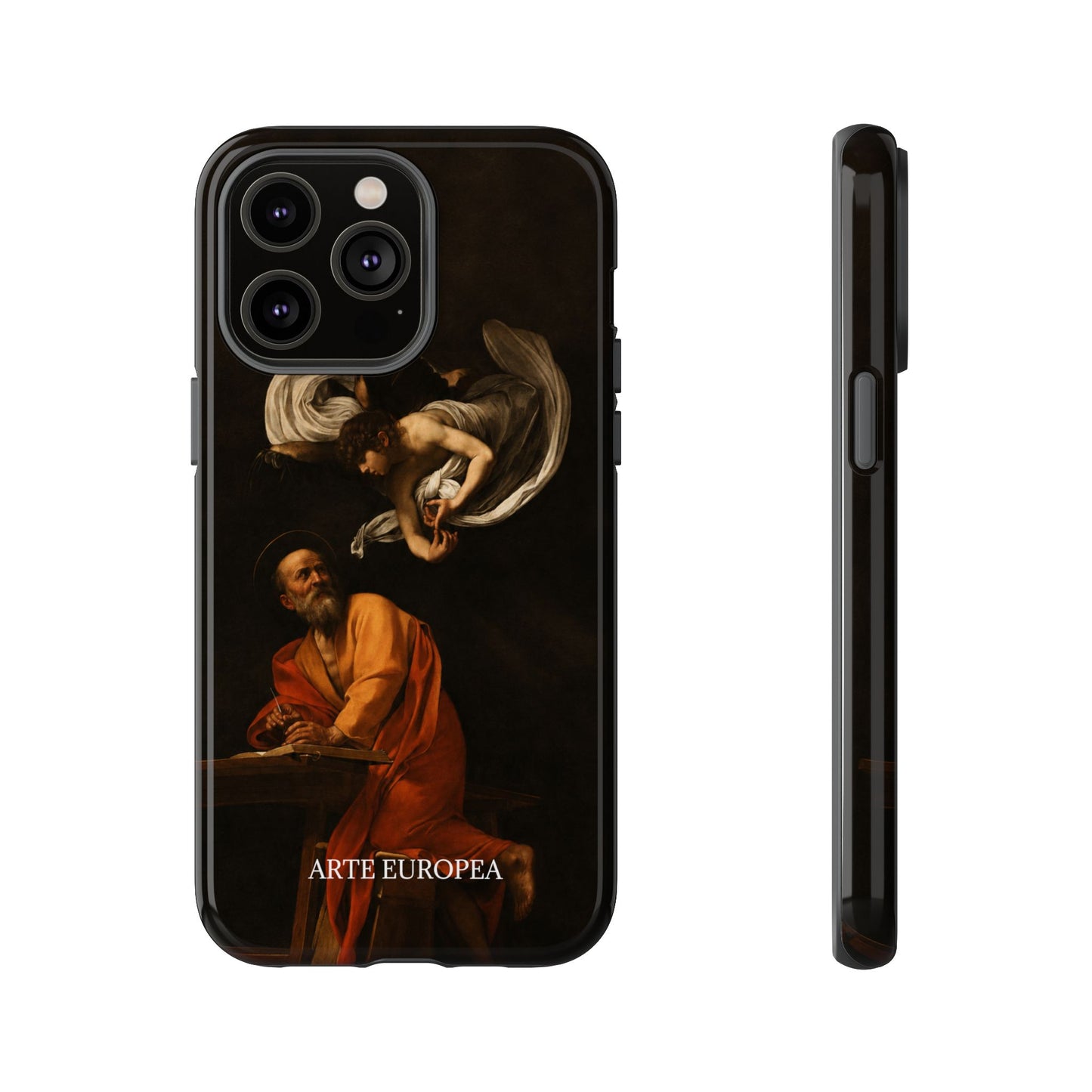 The Inspiration of Saint Matthew - Caravaggio (1602) - iPhone Case