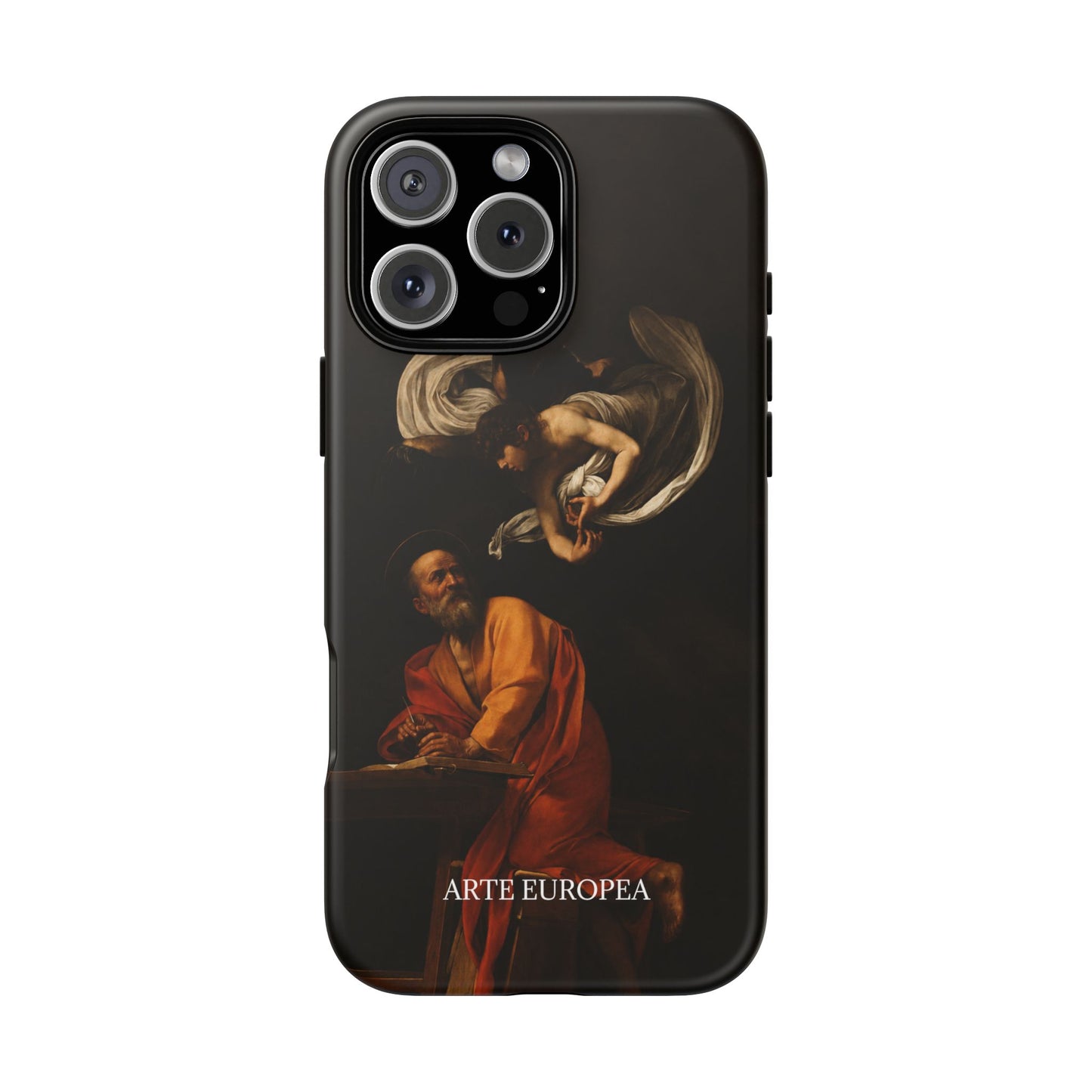 The Inspiration of Saint Matthew - Caravaggio (1602) - iPhone Case