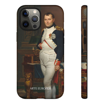 The Emperor Napoleon in His Study at the Tuileries - Jacques-Louis David (1812) - Phone Case