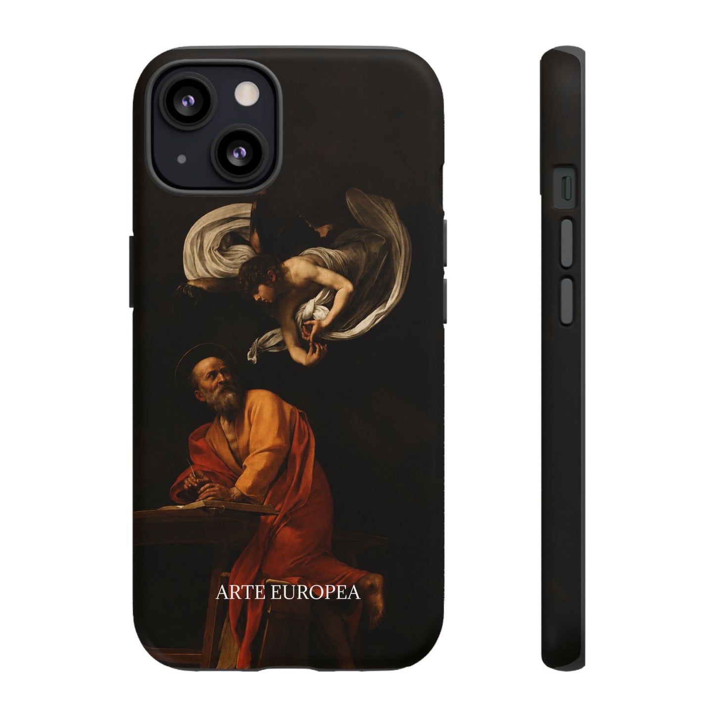 The Inspiration of Saint Matthew - Caravaggio (1602) - iPhone Case
