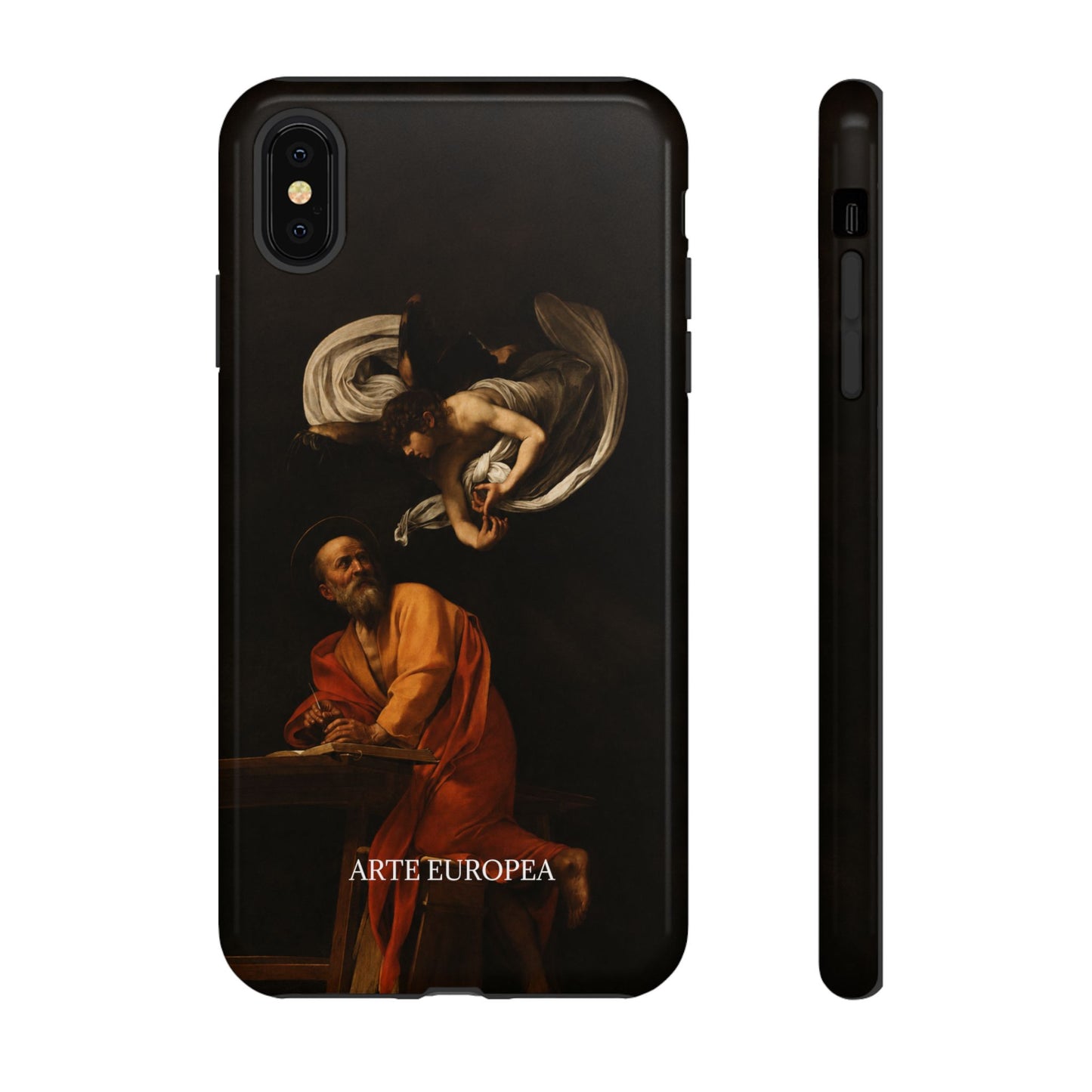 The Inspiration of Saint Matthew - Caravaggio (1602) - iPhone Case