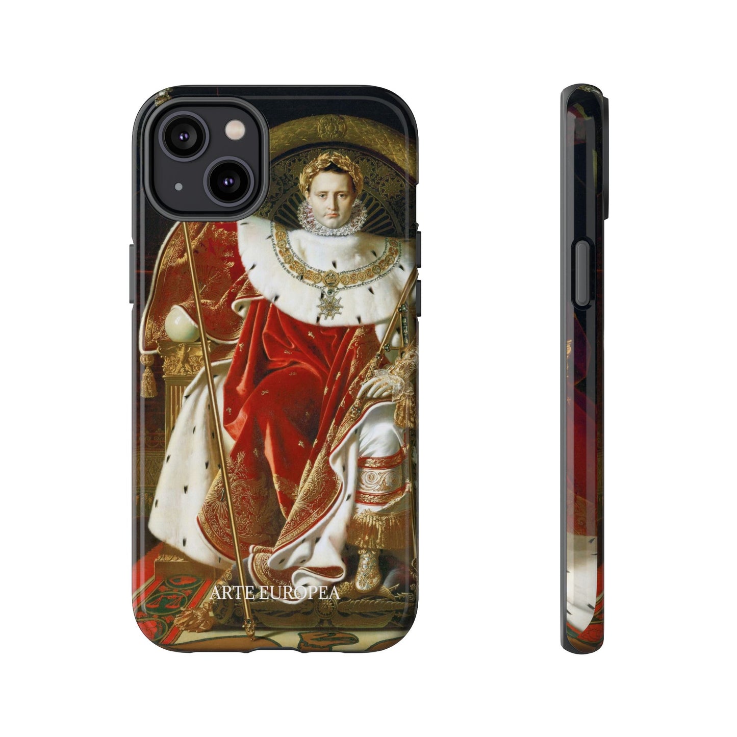 Napoleon I on His Imperial Throne - Jean-Auguste-Dominique Ingres (1806) - iPhone Case