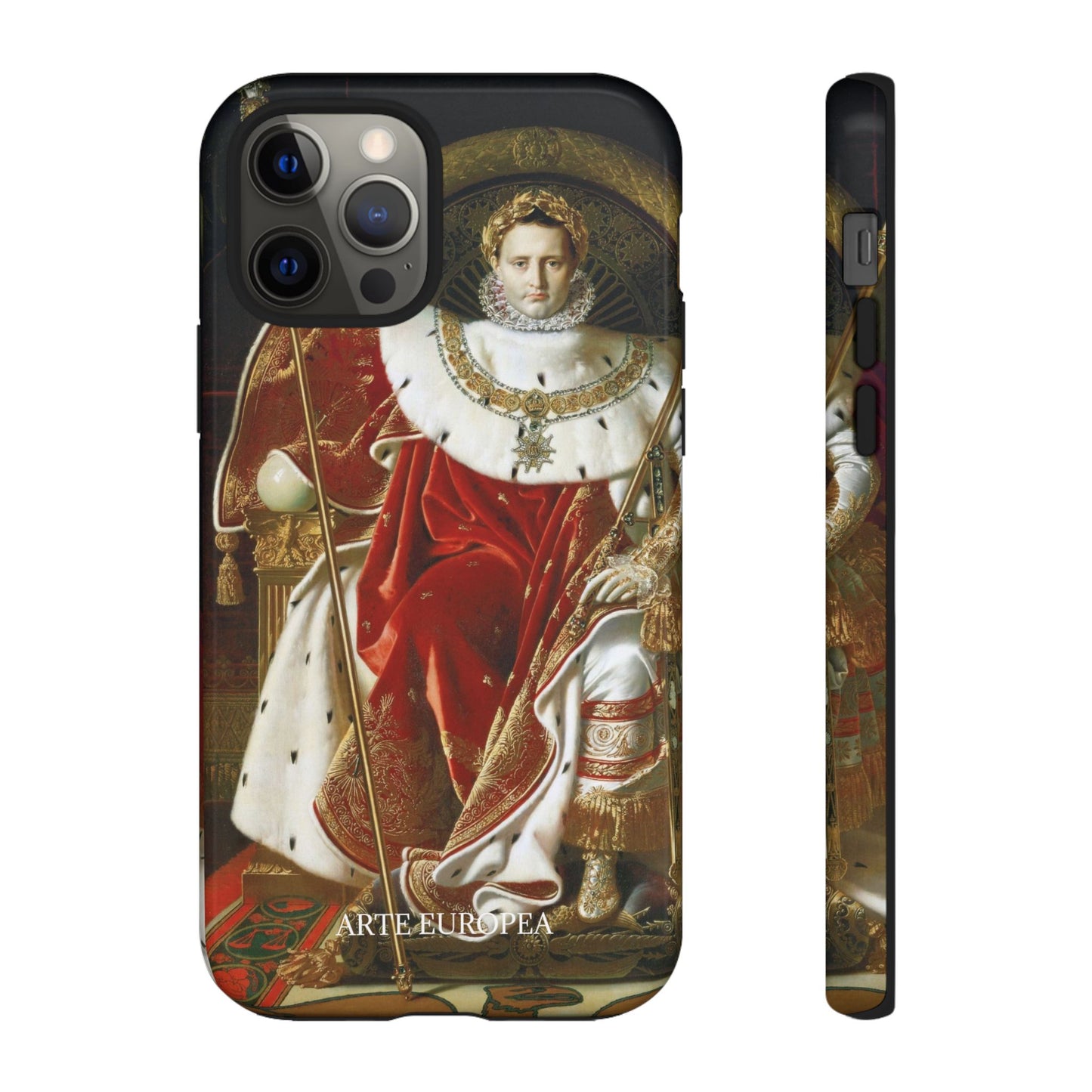 Napoleon I on His Imperial Throne - Jean-Auguste-Dominique Ingres (1806) - iPhone Case