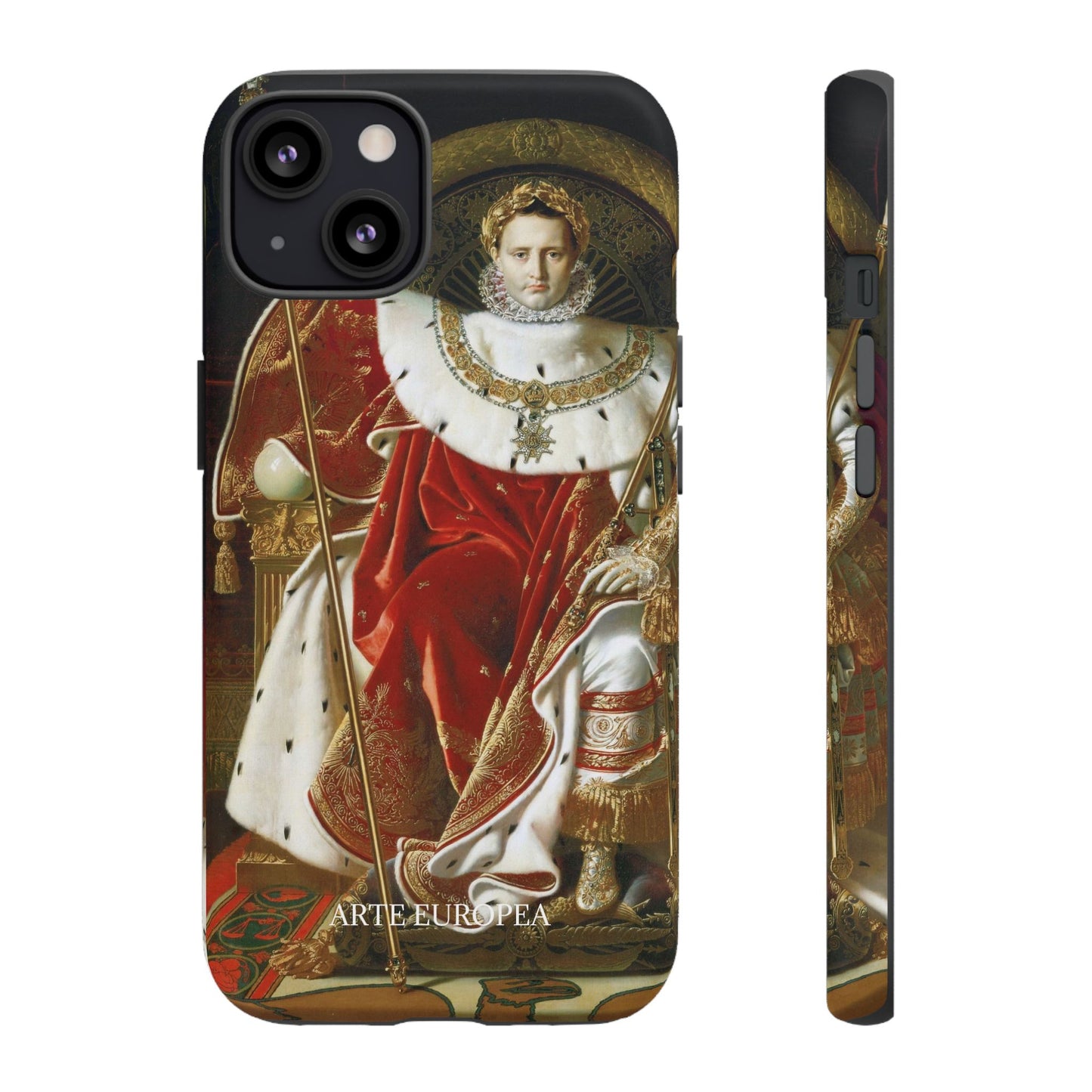 Napoleon I on His Imperial Throne - Jean-Auguste-Dominique Ingres (1806) - iPhone Case