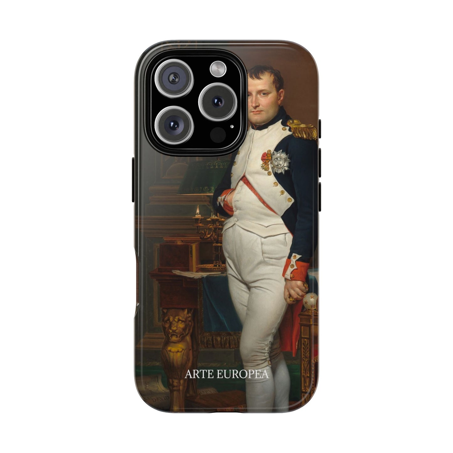 The Emperor Napoleon in His Study at the Tuileries - Jacques-Louis David (1812) - Phone Case