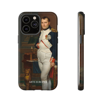 The Emperor Napoleon in His Study at the Tuileries - Jacques-Louis David (1812) - Phone Case