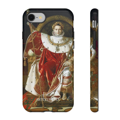 Napoleon I on His Imperial Throne - Jean-Auguste-Dominique Ingres (1806) - iPhone Case