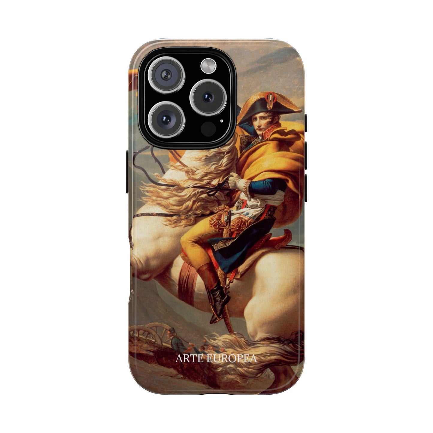 Napoleon Crossing the Alps - Jacques-Louis David (1801) - Phone Case