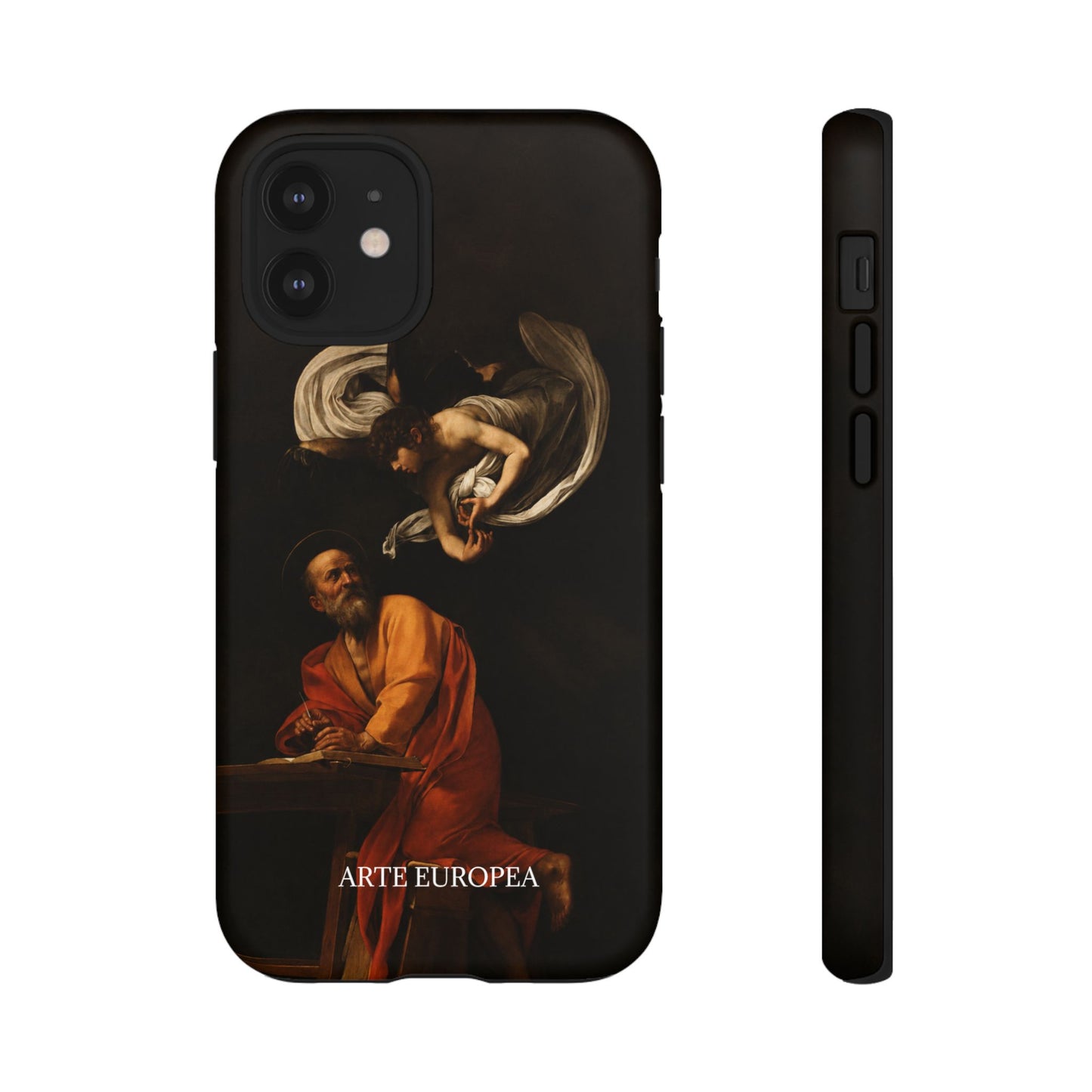 The Inspiration of Saint Matthew - Caravaggio (1602) - iPhone Case