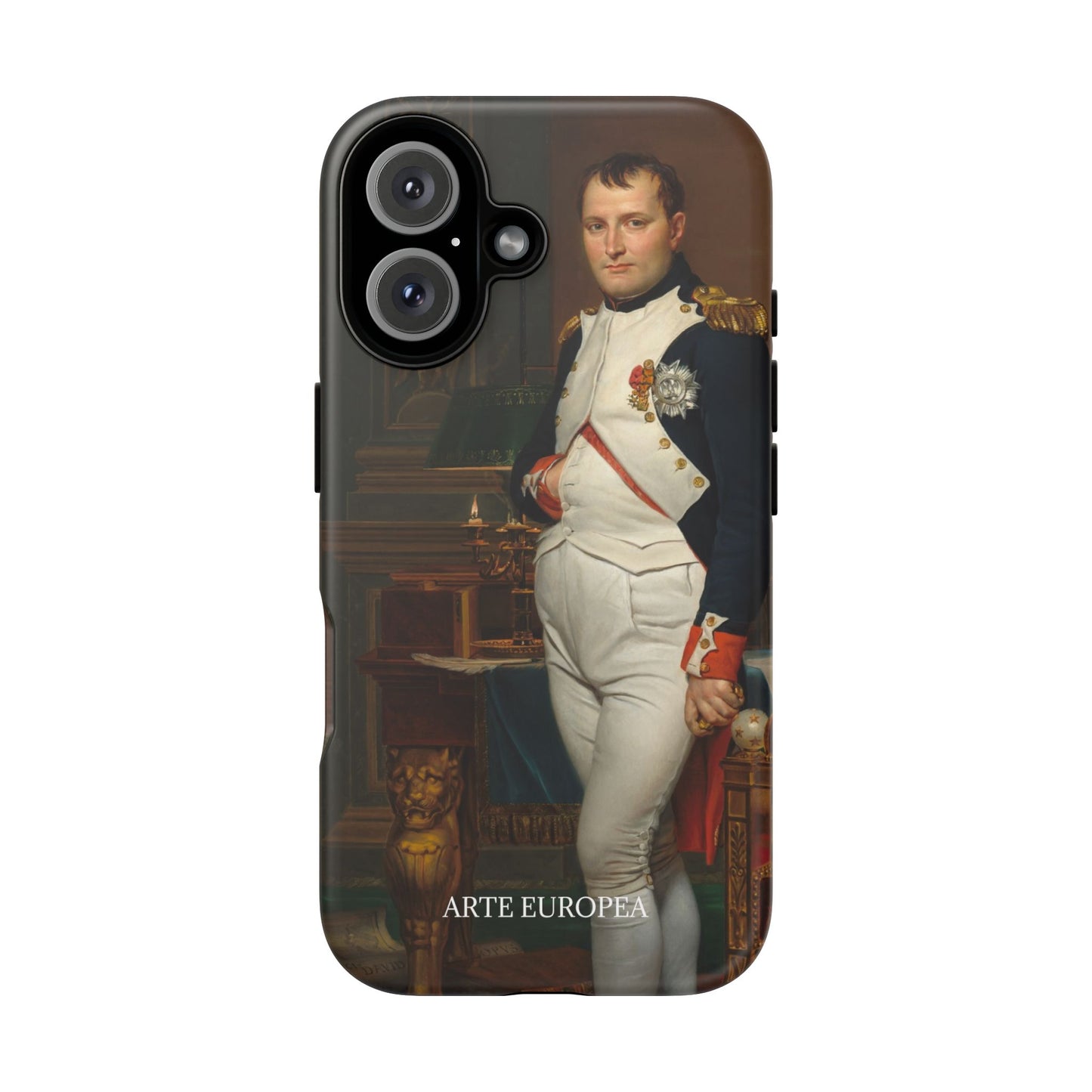 The Emperor Napoleon in His Study at the Tuileries - Jacques-Louis David (1812) - Phone Case