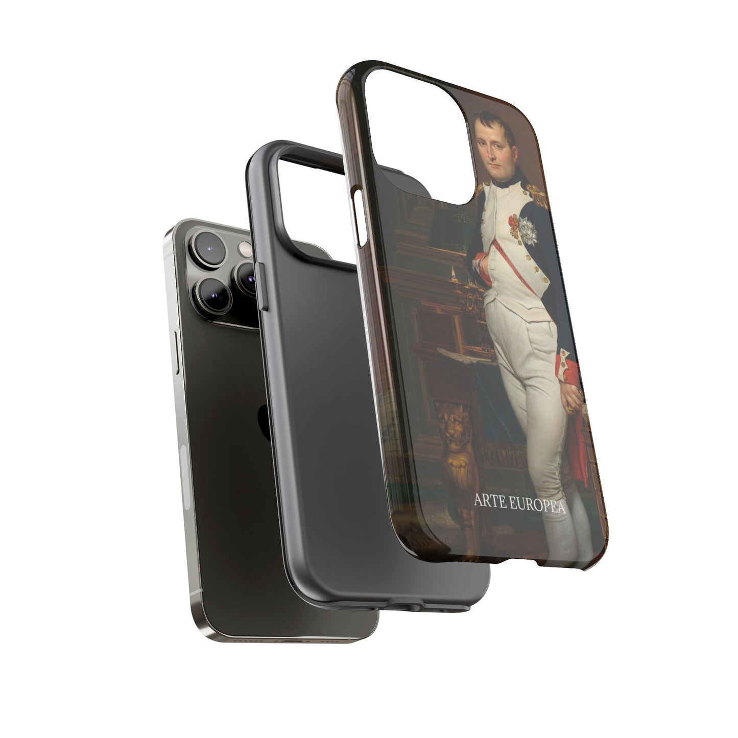 The Emperor Napoleon in His Study at the Tuileries - Jacques-Louis David (1812) - Phone Case
