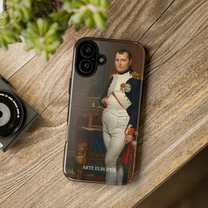 The Emperor Napoleon in His Study at the Tuileries - Jacques-Louis David (1812) - Phone Case