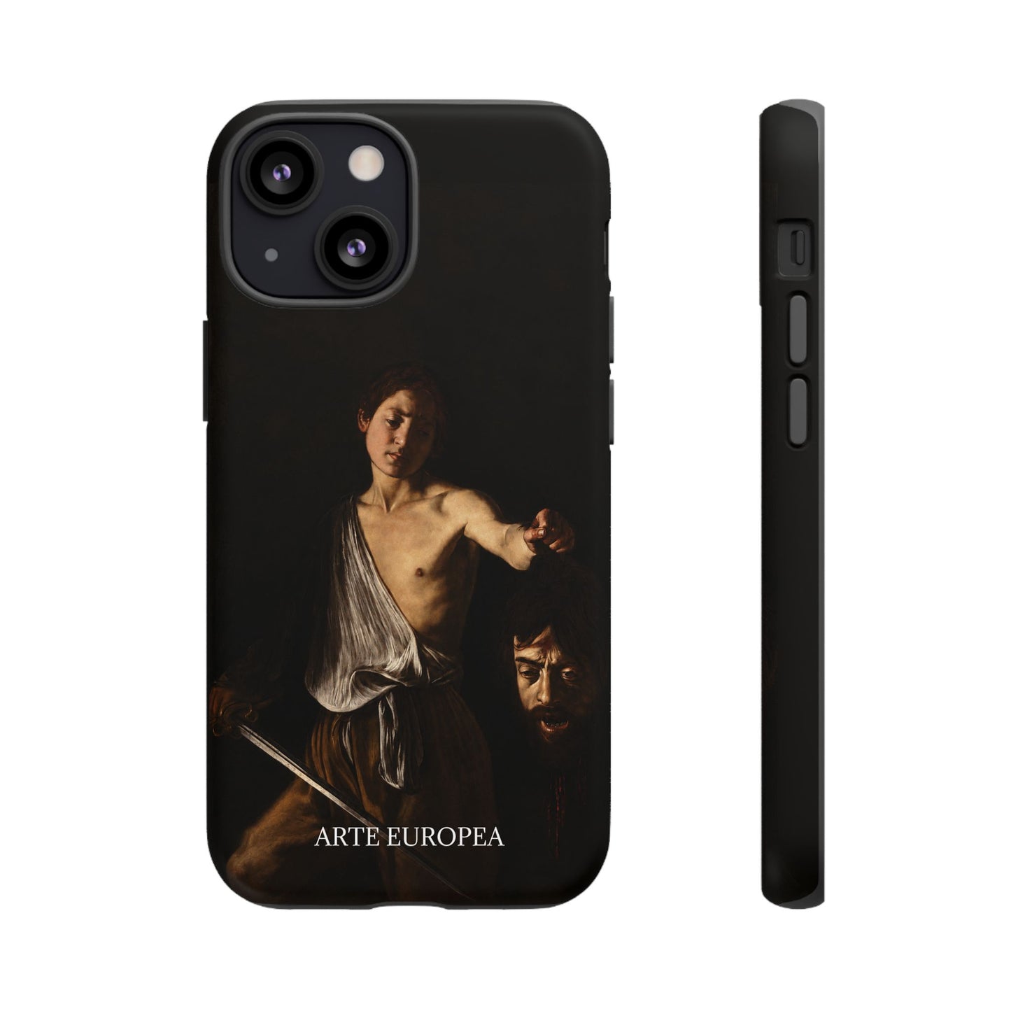 David with the Head of Goliath- Caravaggio (1609-1610) - iPhone Case