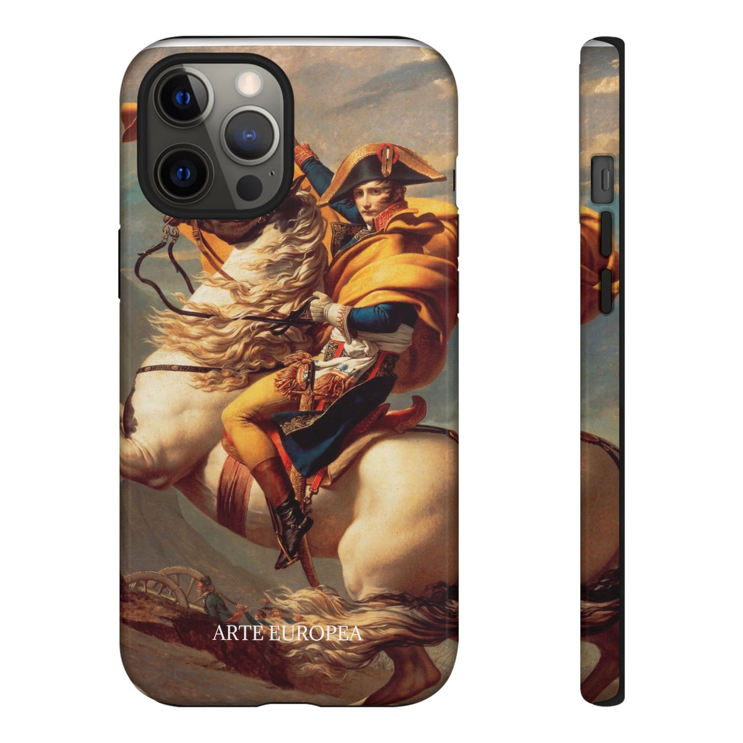 Napoleon Crossing the Alps - Jacques-Louis David (1801) - Phone Case