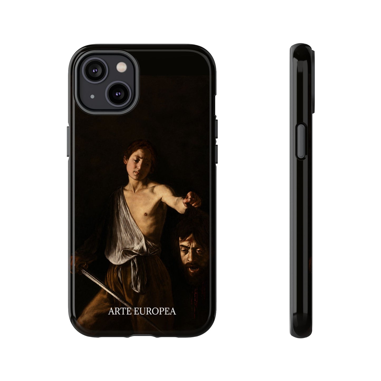 David with the Head of Goliath- Caravaggio (1609-1610) - iPhone Case