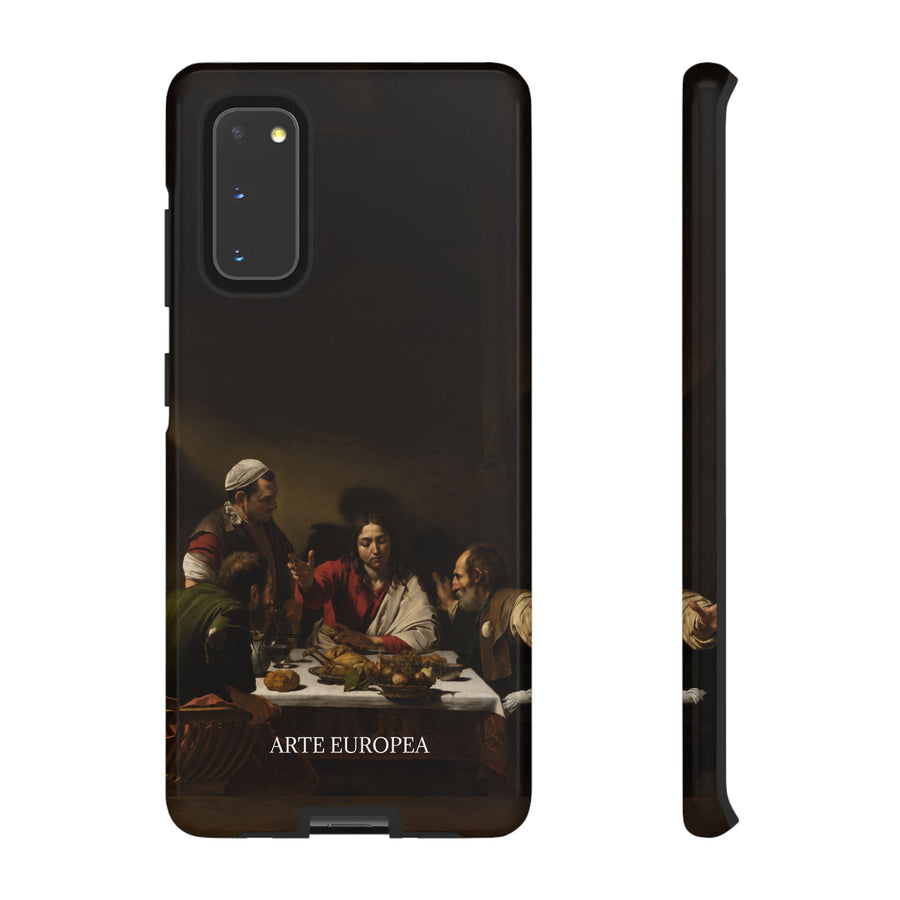 Supper at Emmaus by Caravaggio, phone case
