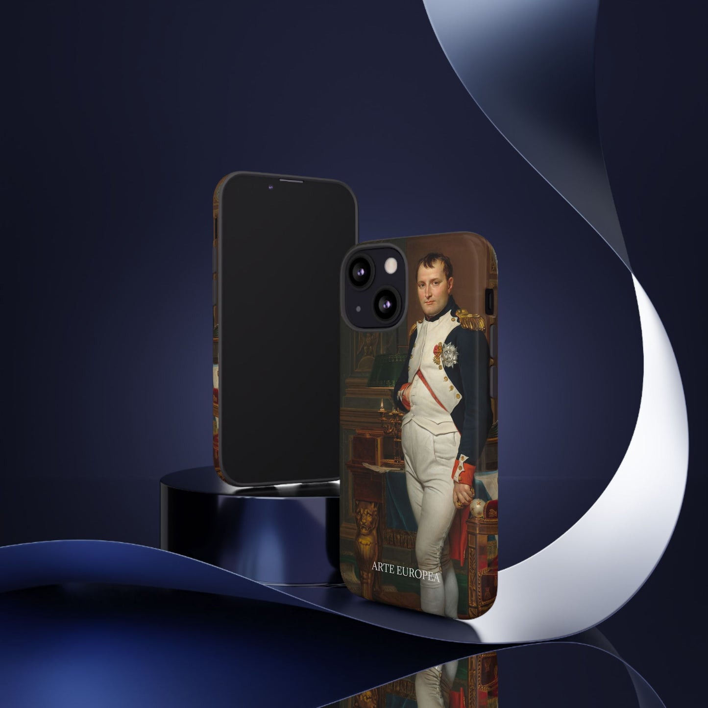 The Emperor Napoleon in His Study at the Tuileries - Jacques-Louis David (1812) - Phone Case
