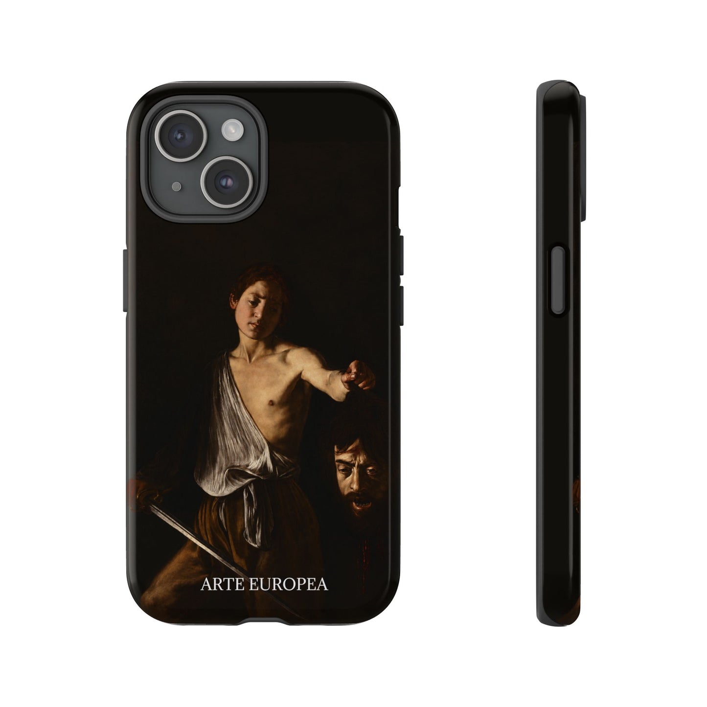 David with the Head of Goliath- Caravaggio (1609-1610) - iPhone Case