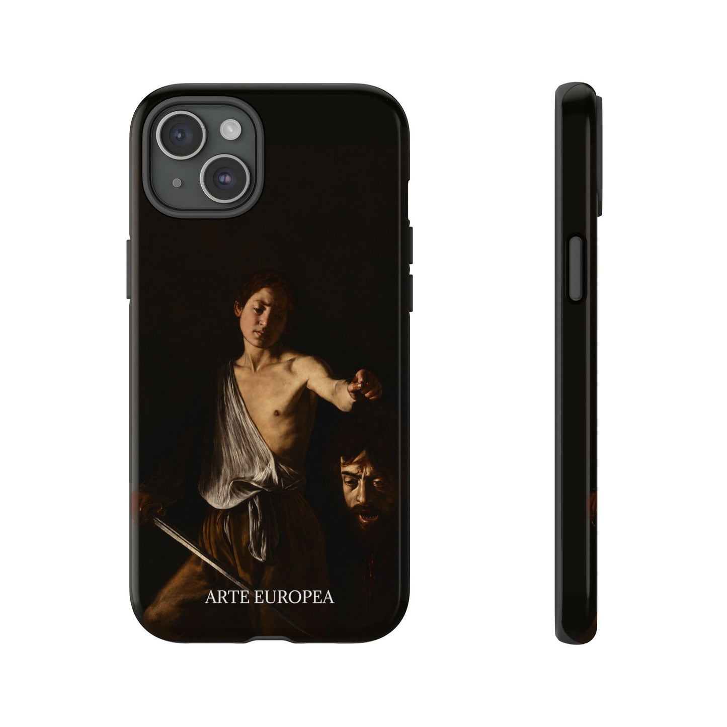 David with the Head of Goliath- Caravaggio (1609-1610) - iPhone Case