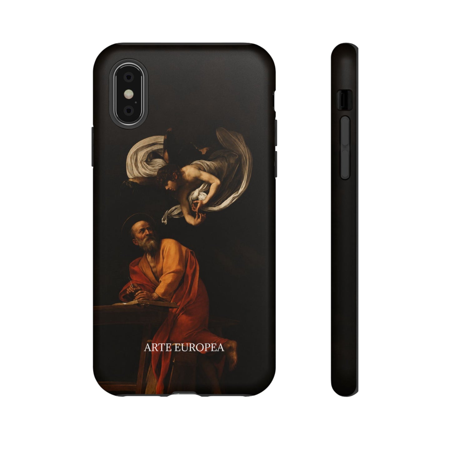 The Inspiration of Saint Matthew - Caravaggio (1602) - iPhone Case