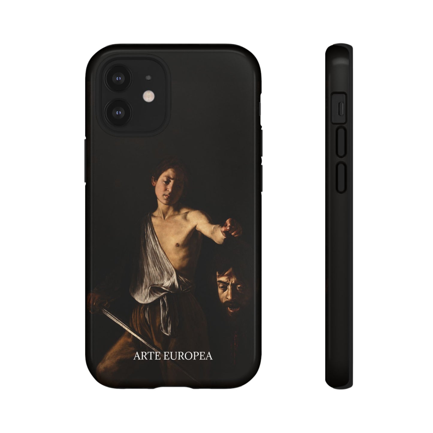David with the Head of Goliath- Caravaggio (1609-1610) - iPhone Case