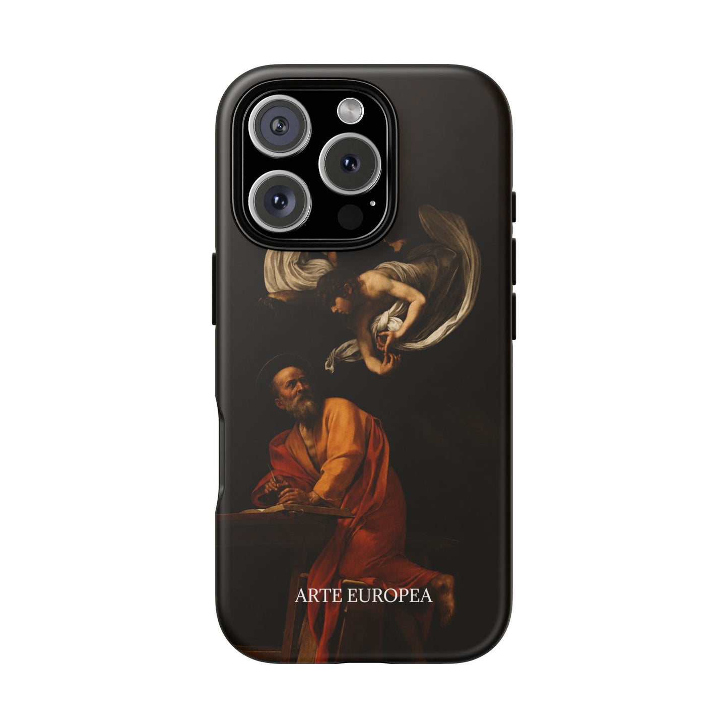 The Inspiration of Saint Matthew - Caravaggio (1602) - iPhone Case