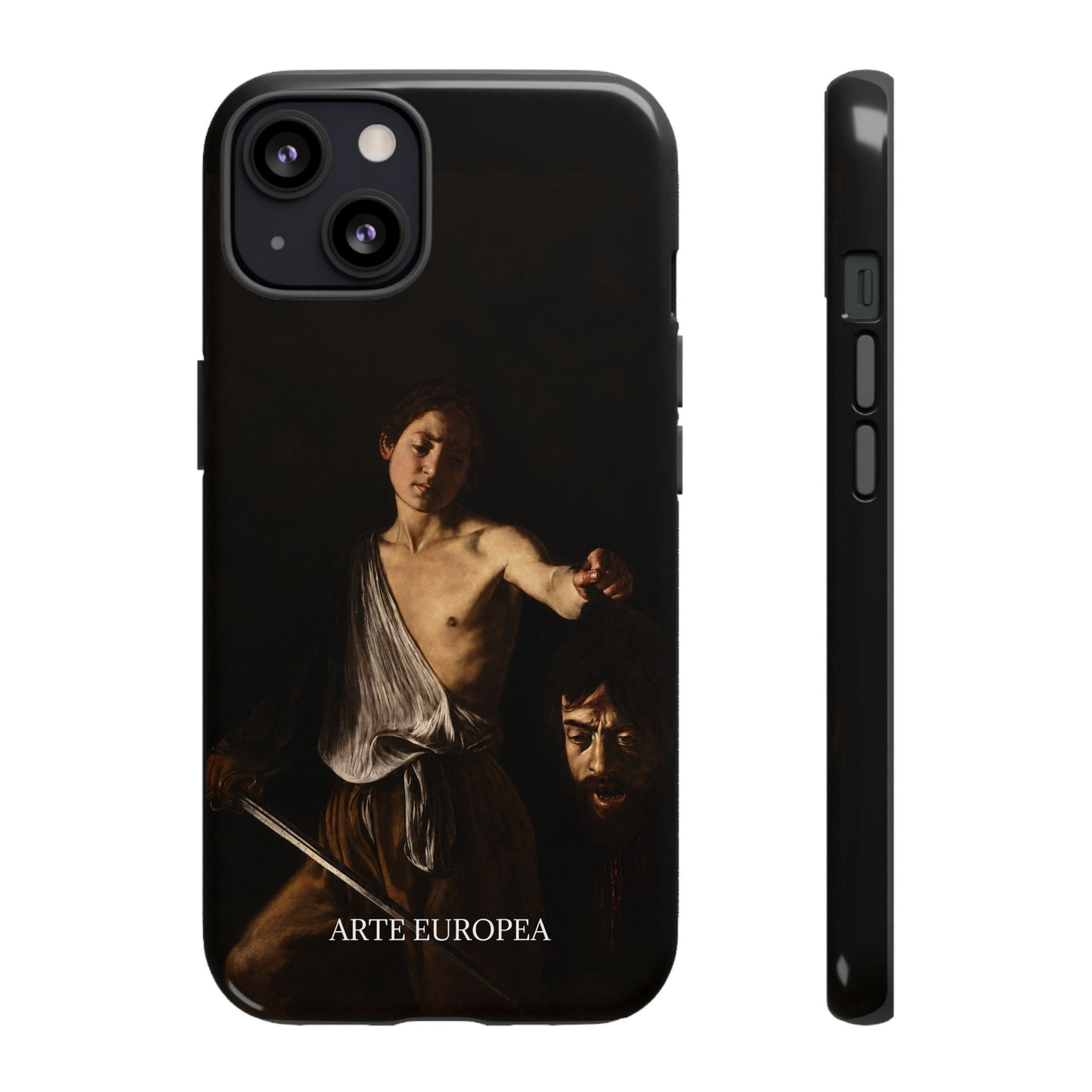 David with the Head of Goliath- Caravaggio (1609-1610) - iPhone Case