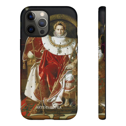 Napoleon I on His Imperial Throne - Jean-Auguste-Dominique Ingres (1806) - iPhone Case