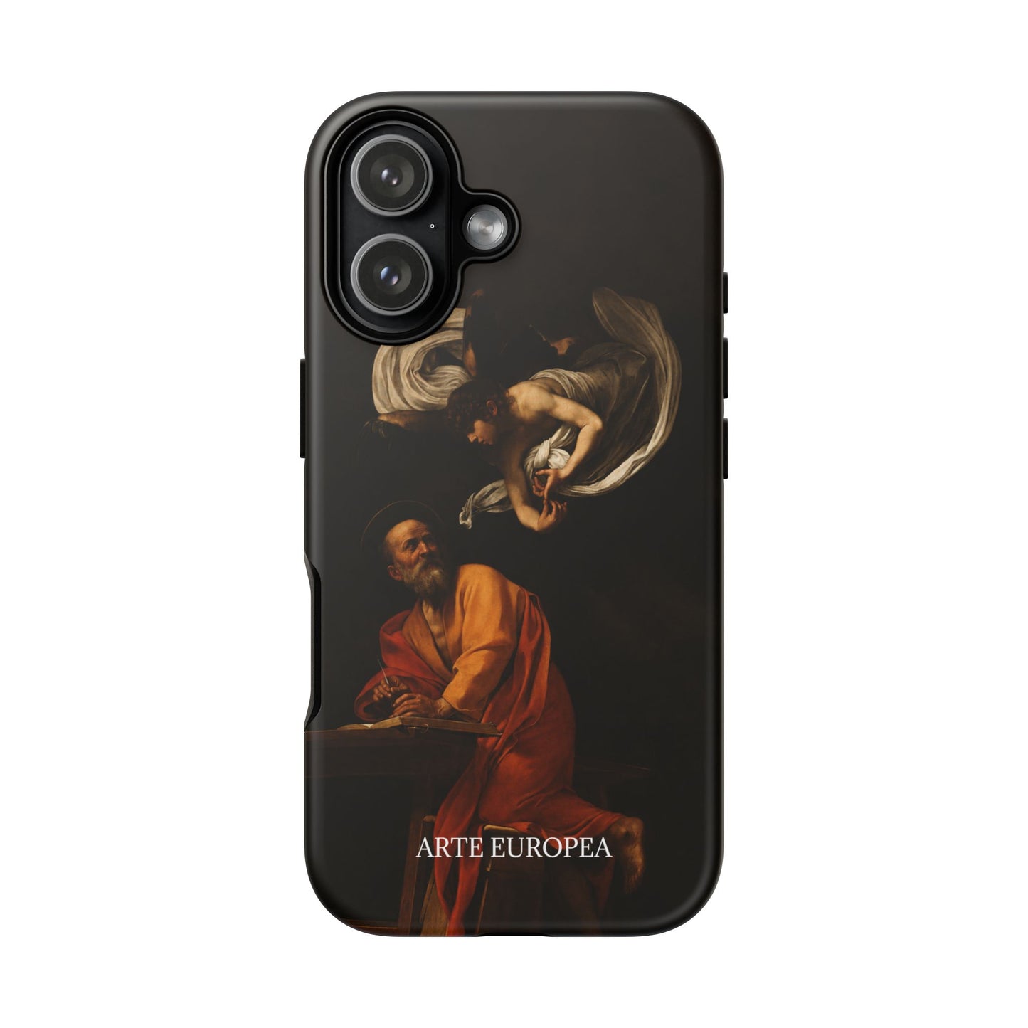 The Inspiration of Saint Matthew - Caravaggio (1602) - iPhone Case
