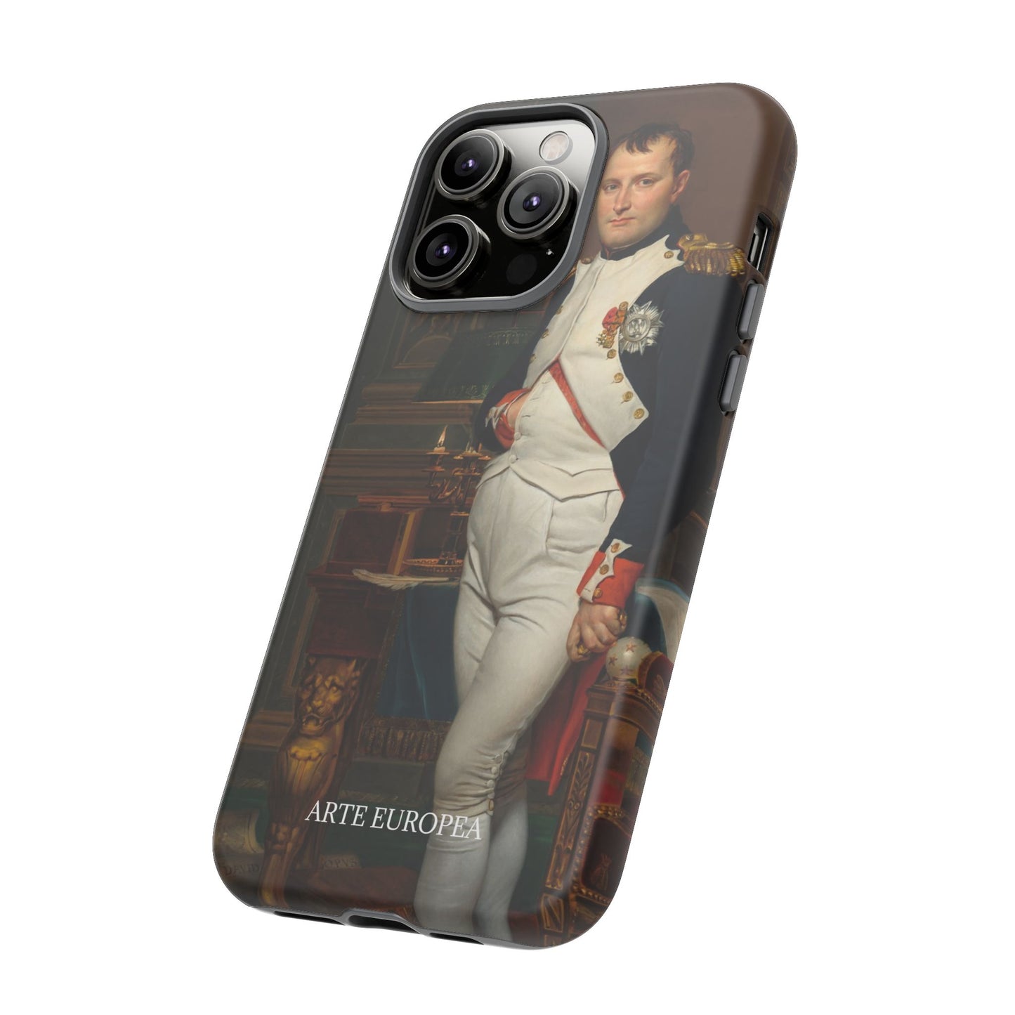 The Emperor Napoleon in His Study at the Tuileries - Jacques-Louis David (1812) - Phone Case