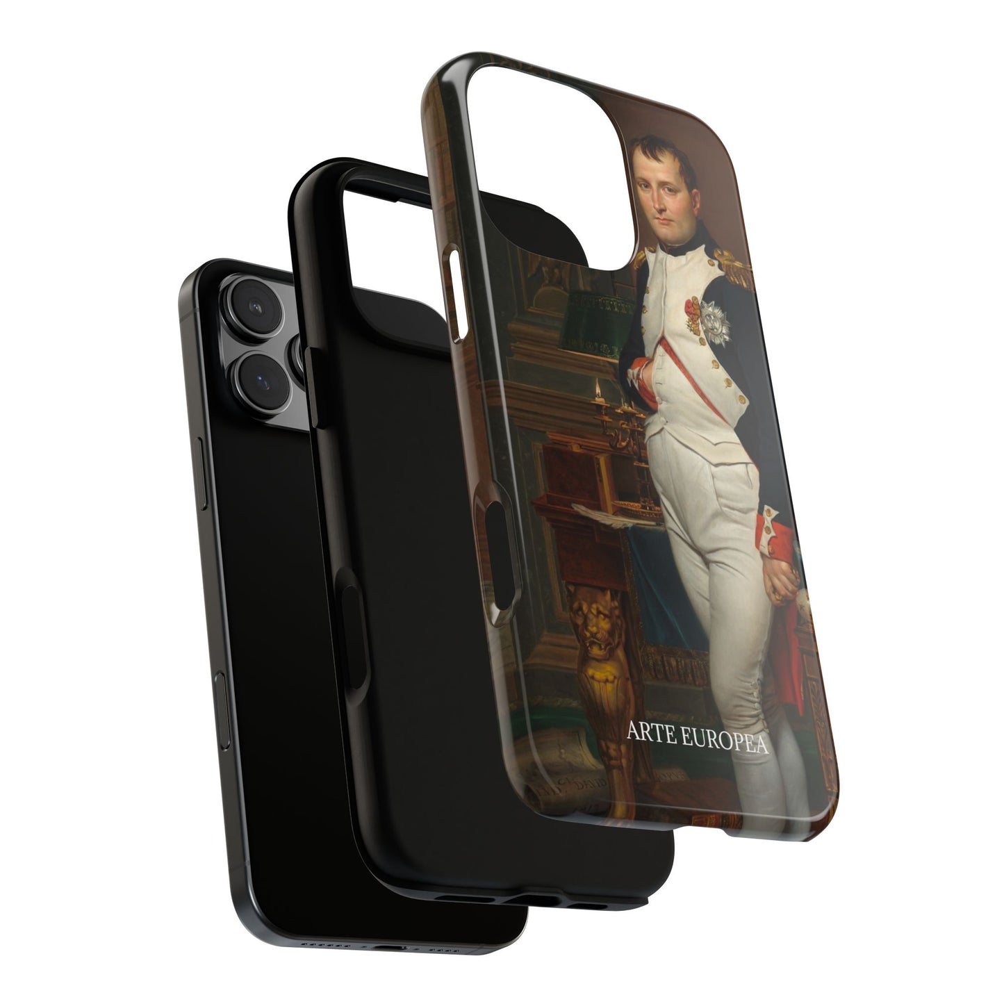 The Emperor Napoleon in His Study at the Tuileries - Jacques-Louis David (1812) - Phone Case
