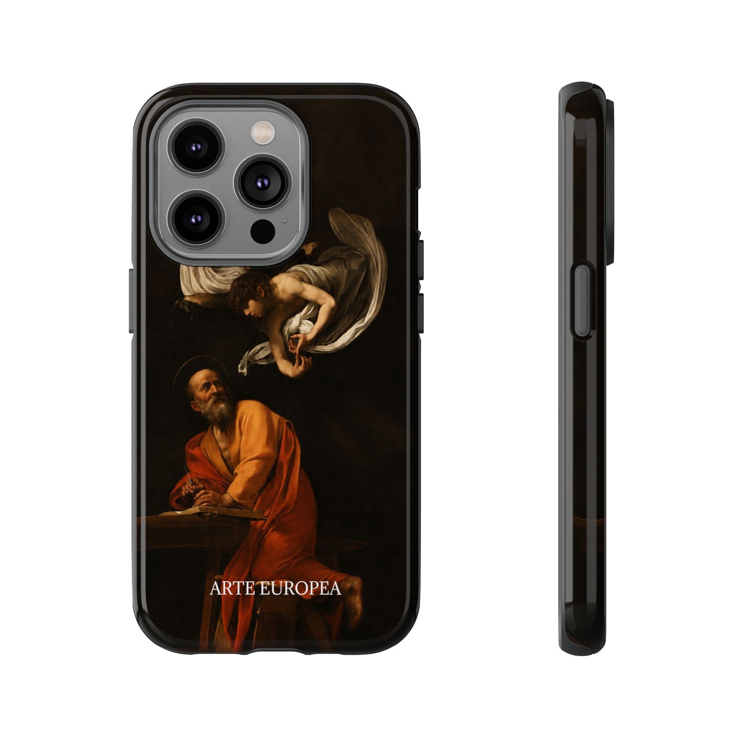 The Inspiration of Saint Matthew - Caravaggio (1602) - iPhone Case