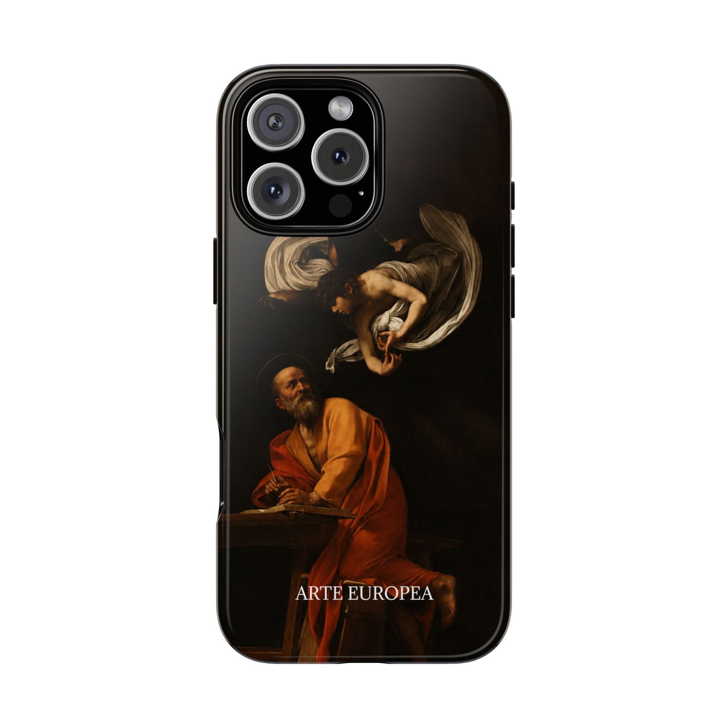 The Inspiration of Saint Matthew - Caravaggio (1602) - iPhone Case
