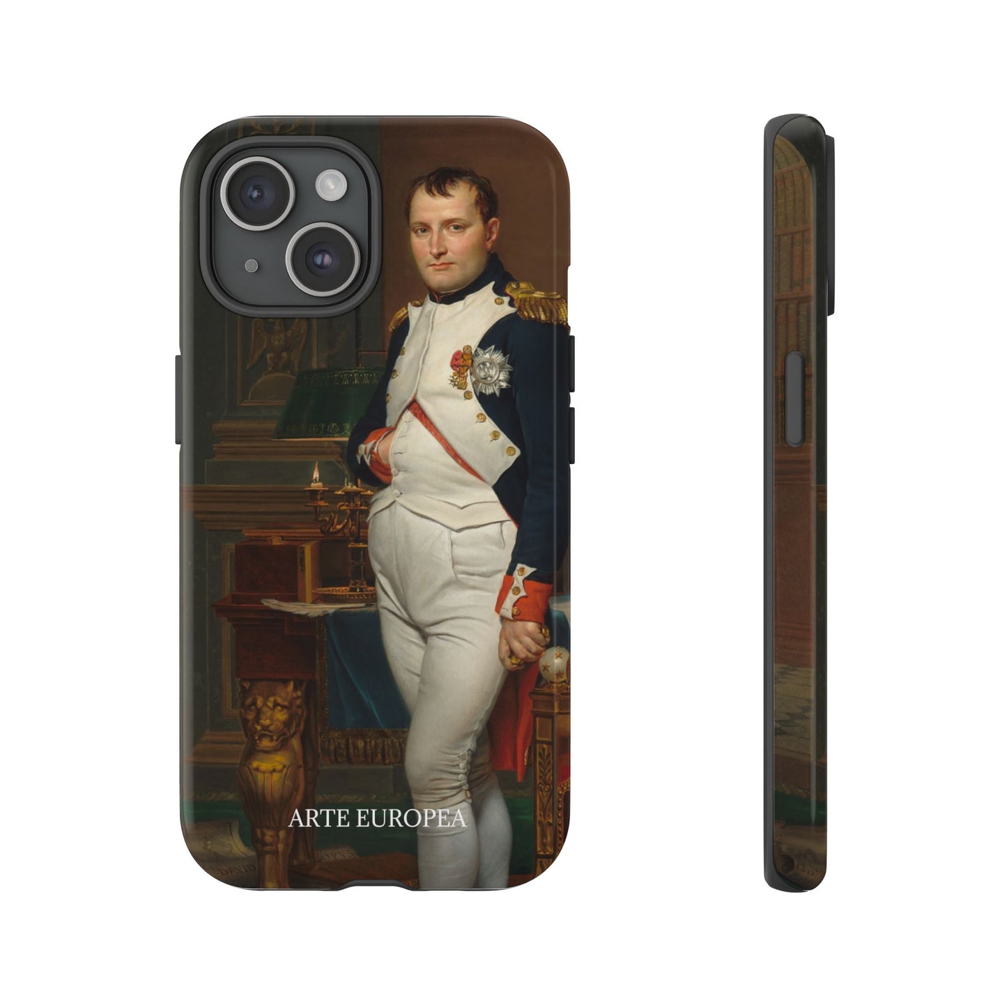 The Emperor Napoleon in His Study at the Tuileries - Jacques-Louis David (1812) - Phone Case