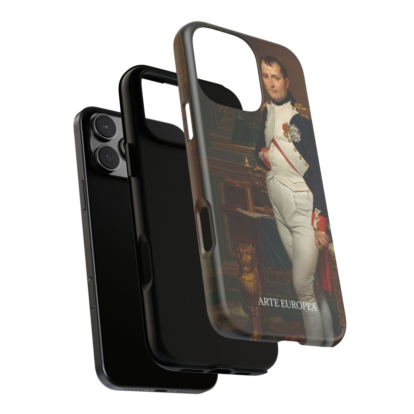 The Emperor Napoleon in His Study at the Tuileries - Jacques-Louis David (1812) - Phone Case