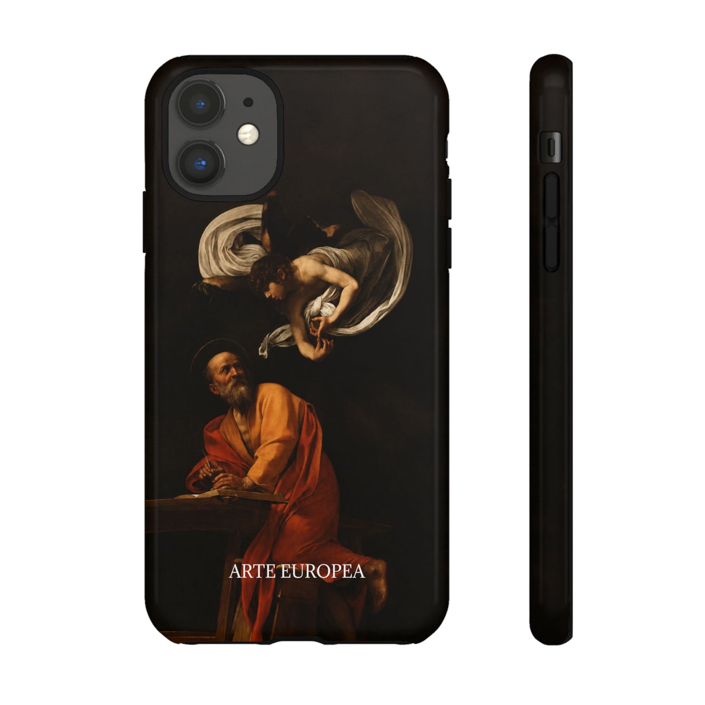 The Inspiration of Saint Matthew - Caravaggio (1602) - iPhone Case