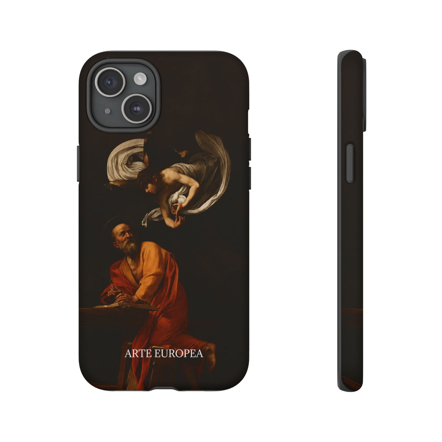 The Inspiration of Saint Matthew - Caravaggio (1602) - iPhone Case