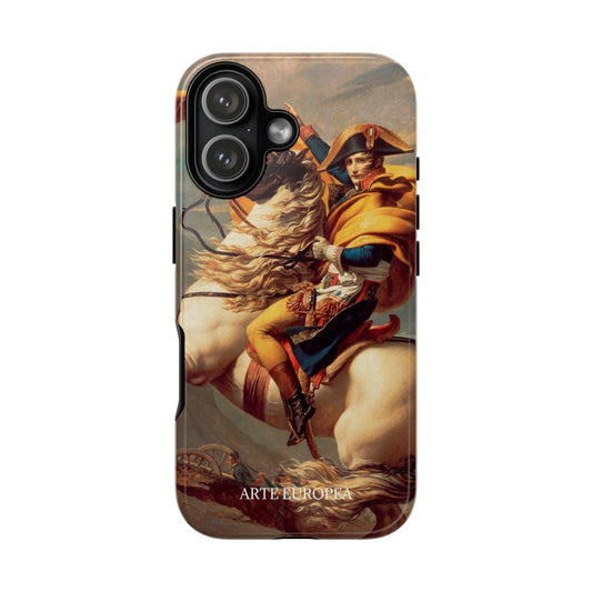 Napoleon Crossing the Alps - Jacques-Louis David (1801) - Phone Case