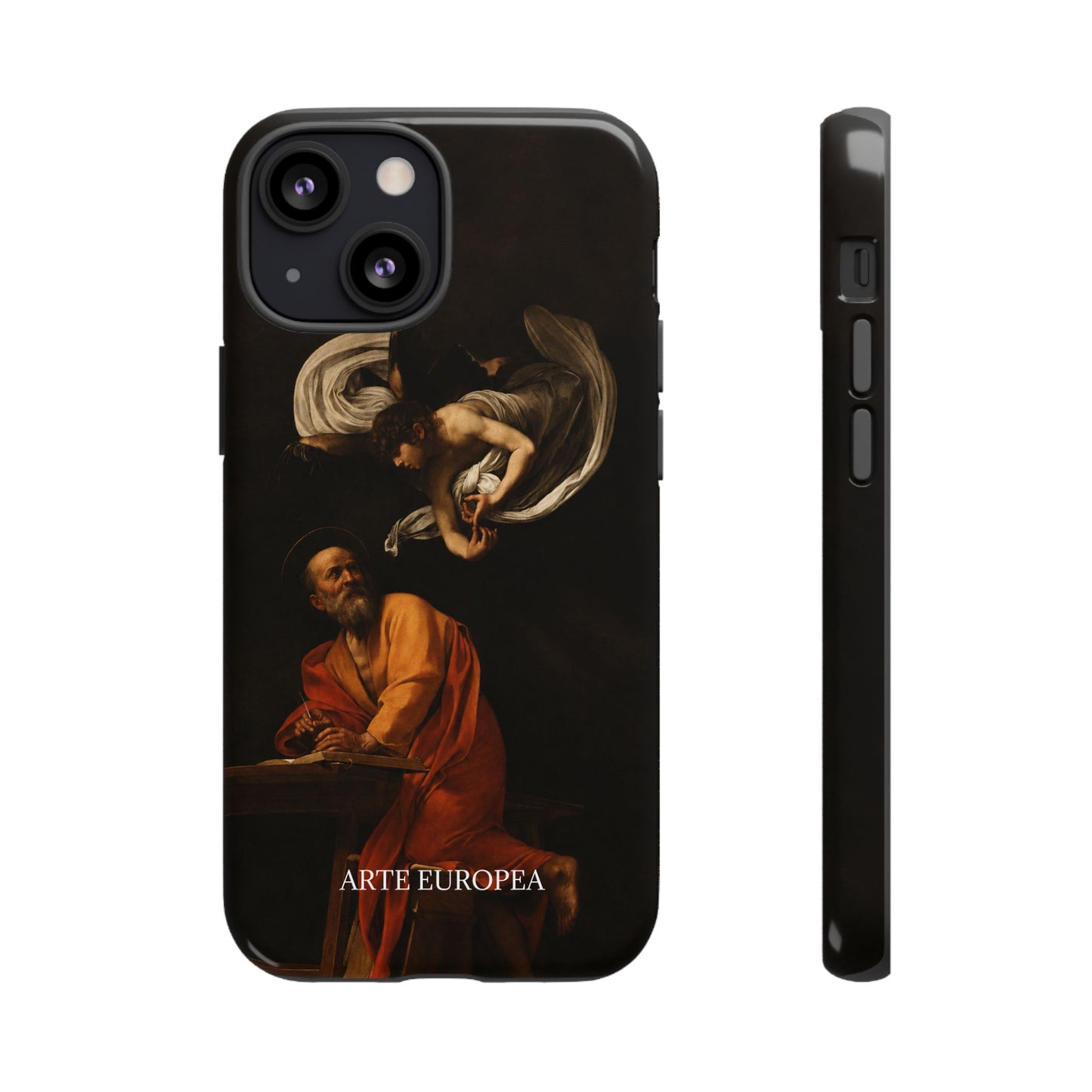 The Inspiration of Saint Matthew - Caravaggio (1602) - iPhone Case