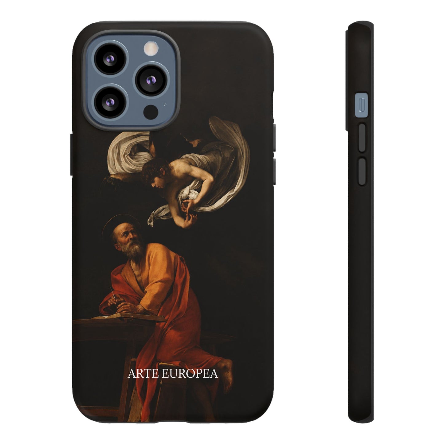 The Inspiration of Saint Matthew - Caravaggio (1602) - iPhone Case