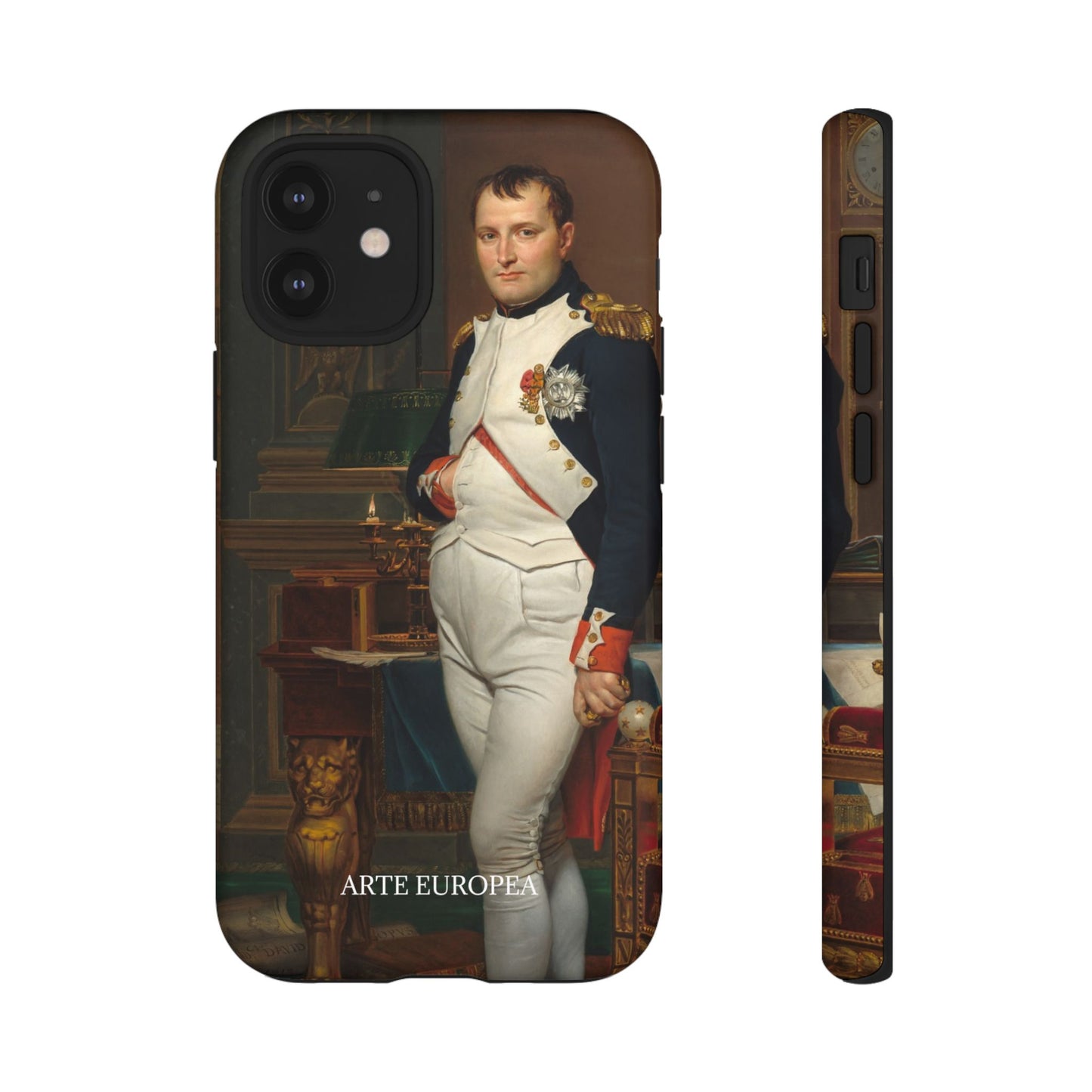 The Emperor Napoleon in His Study at the Tuileries - Jacques-Louis David (1812) - Phone Case