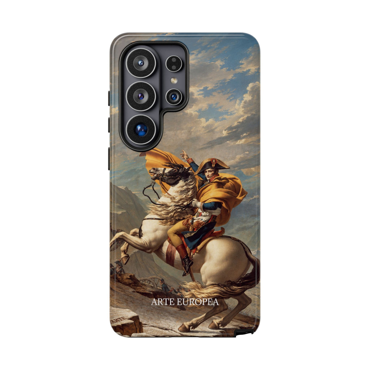 Napoleon Crossing the Alps (Orange) — Jacques-Louis David