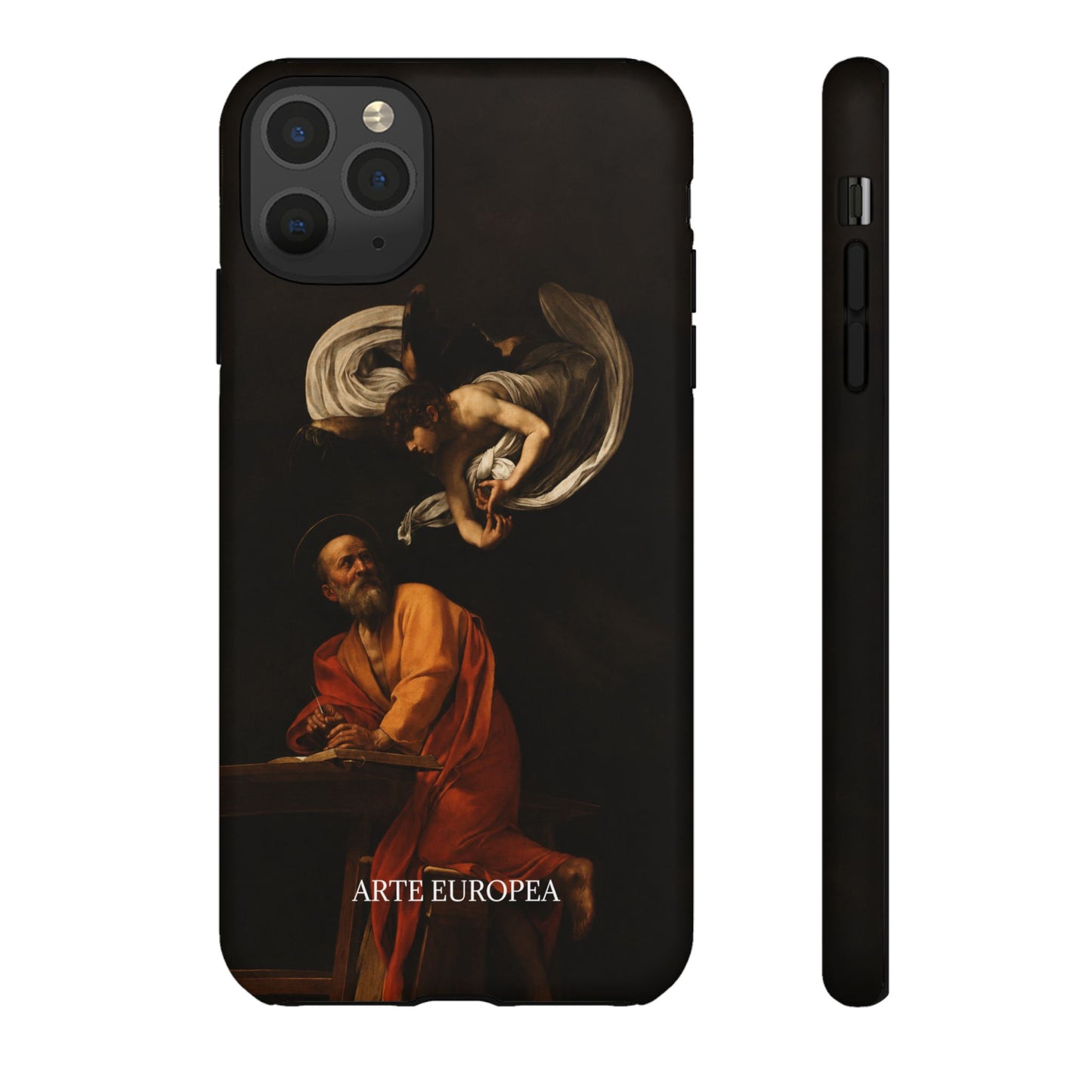The Inspiration of Saint Matthew - Caravaggio (1602) - iPhone Case