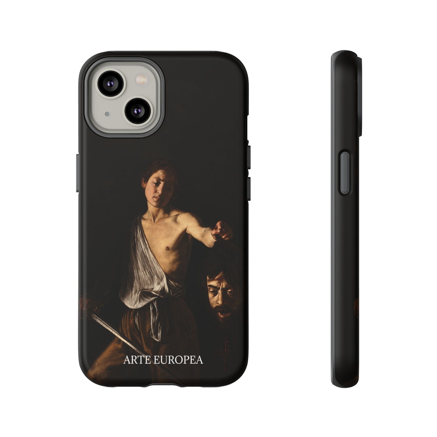 David with the Head of Goliath- Caravaggio (1609-1610) - iPhone Case