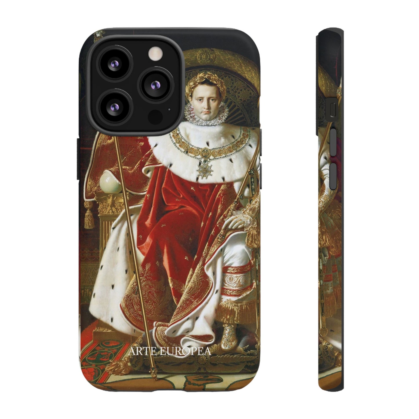 Napoleon I on His Imperial Throne - Jean-Auguste-Dominique Ingres (1806) - iPhone Case