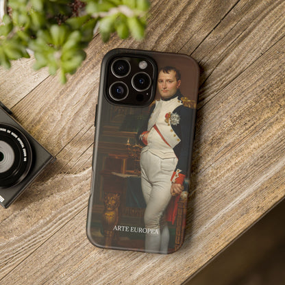 The Emperor Napoleon in His Study at the Tuileries - Jacques-Louis David (1812) - Phone Case