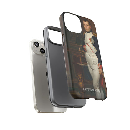 The Emperor Napoleon in His Study at the Tuileries - Jacques-Louis David (1812) - Phone Case