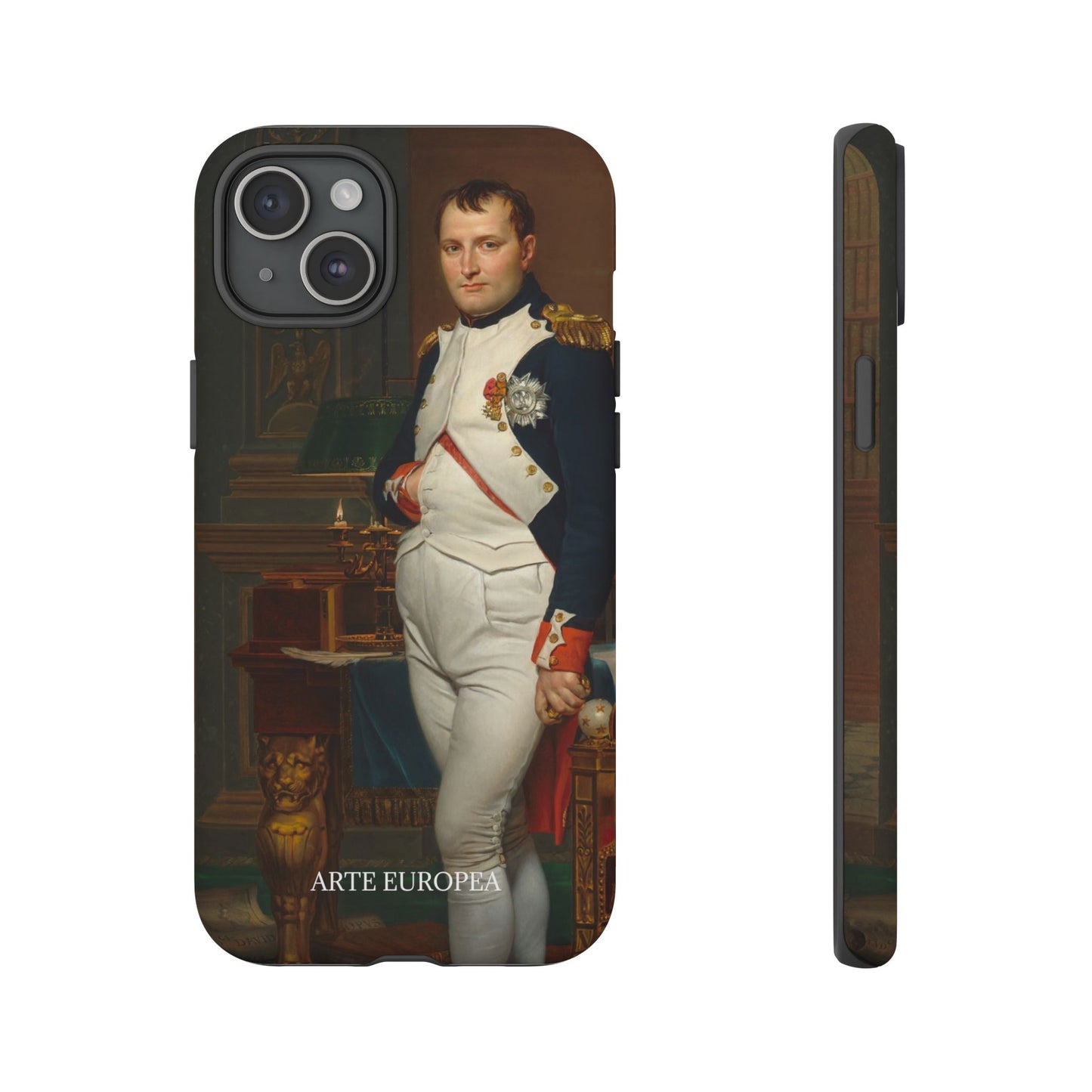 The Emperor Napoleon in His Study at the Tuileries - Jacques-Louis David (1812) - Phone Case
